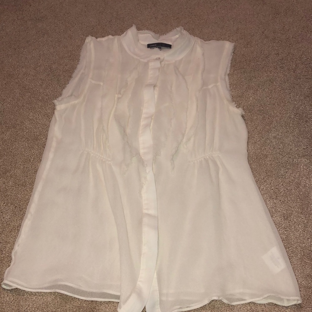 Vince Blouse/Shell 100% Silk